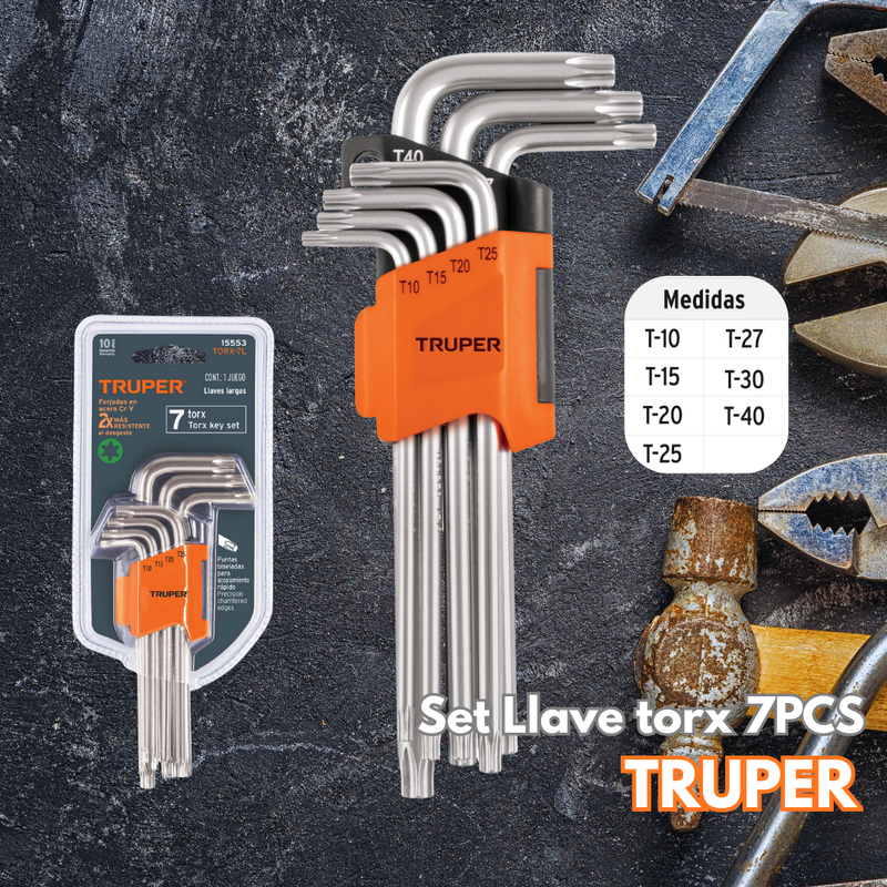 Set Llave torx 7PCS