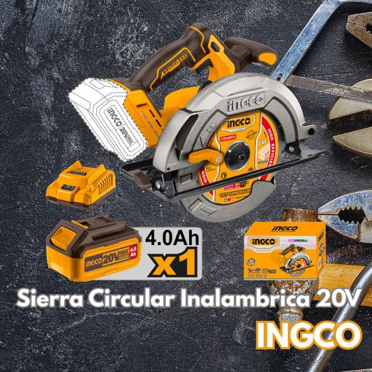 Sierra Circular Inalambrica 20V (CSLI18511)