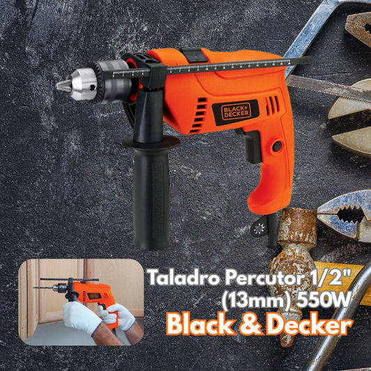 Taladro Percutor 1/2" (13mm) 550W