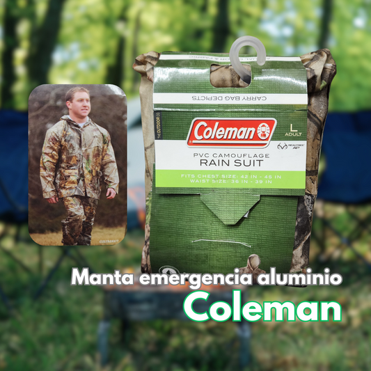 TRAJE IMPERMEABLE Coleman PVC, CAMUFLADO 10 Mm