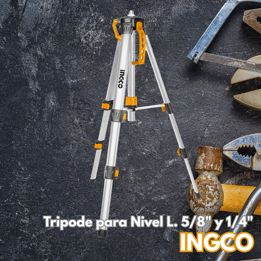 Tripode para Nivel L. 5/8" y 1/4"