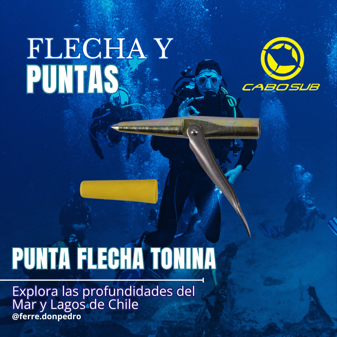 Punta de Flecha Arpon Tonina Cabo Sub